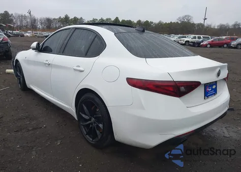 2022 Alfa Romeo Giulia Ti Rwd из США, поврежденный, VIN ZARFAMBN1N7666151